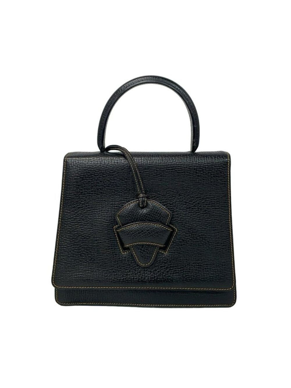 Loewe Handbag Barcelona Black Leather